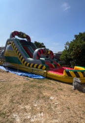 bio20hazard203 1753497026 18ft Bio Hazard Waterslide Dual Lane