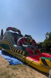 bio20hazard 1753497026 18ft Bio Hazard Waterslide Dual Lane