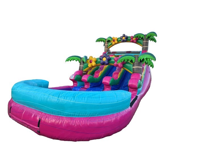 16ft Aloha Falls Dual Lane Waterslide